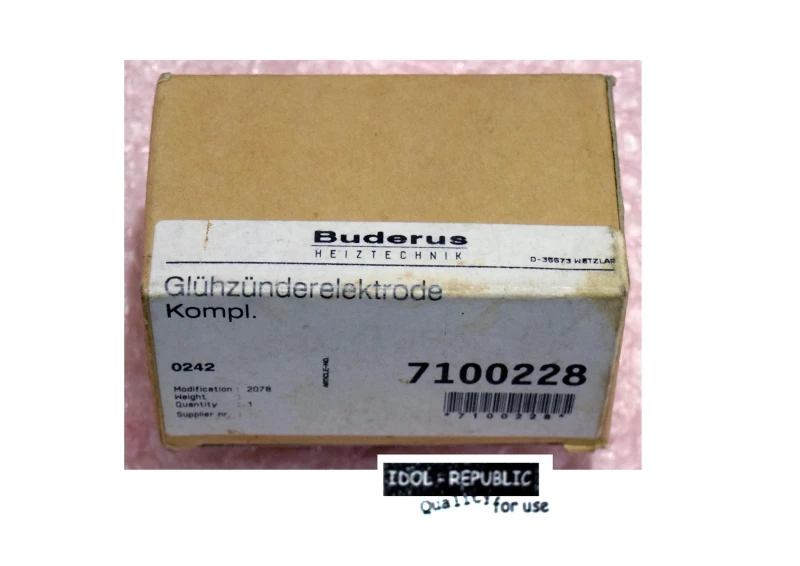 Buderus 7100228 Glühzünderelektrode - Glühzünder U104WKG - Auch für 7099006