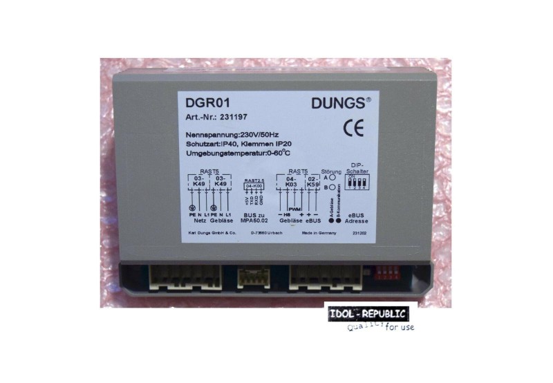 Buderus - Dungs DGR01 - 231197 - Regler für Gebläse DGR V1.00