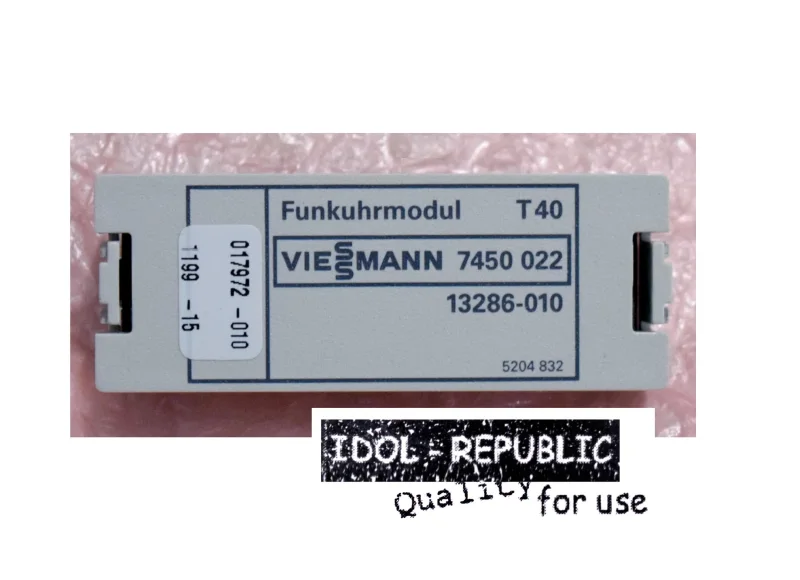 Viessmann 7450022 Funkuhrmodul Uhrenthermostat-F Wandsockel Dekamatik HK1 lesen