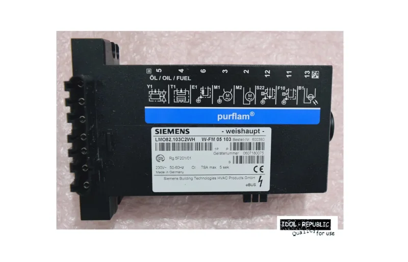 Weishaupt 600380 - W-FM 05 103 - Siemens LMO82.103C2WH Feuerungsautomat WL5-PA-H-purflam