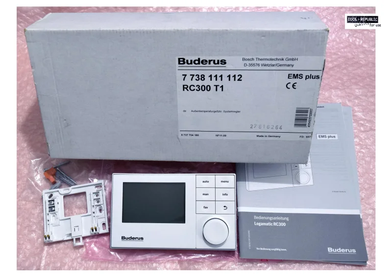 Buderus 7738111112 - RC300 T1 / NF11.09 Bedieneinheit Logamatic EMS plus RC 300