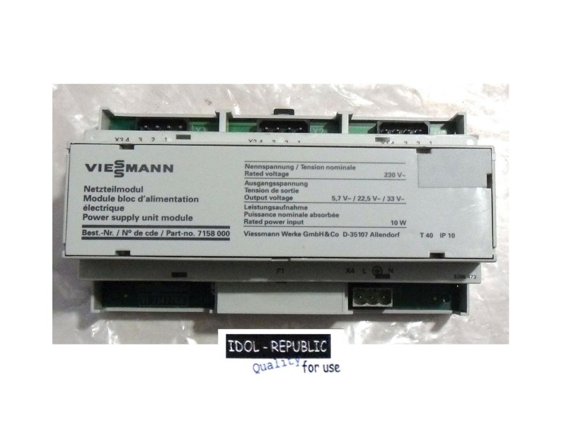 Viessmann - 7158000 - Netzteilmodul für Hutschienen-Montage - 7158 000