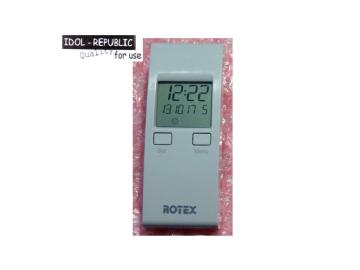 Rotex 175138 Uhrenmodul FBH - UFH-UM Schaltuhr Steckmodul für RoCon Basis-Modul