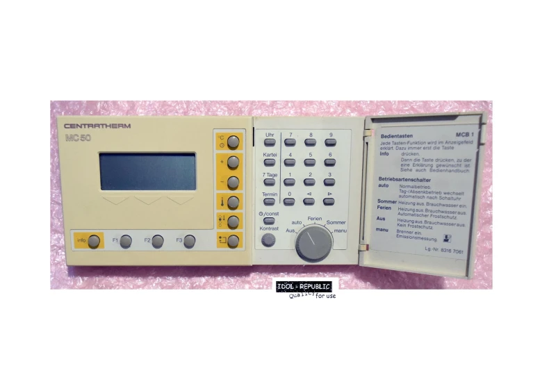 Centratherm - Centra - MC 50 - MCB 1 - Bedienmodul MC50 - Centra MCR 53 MCR 52