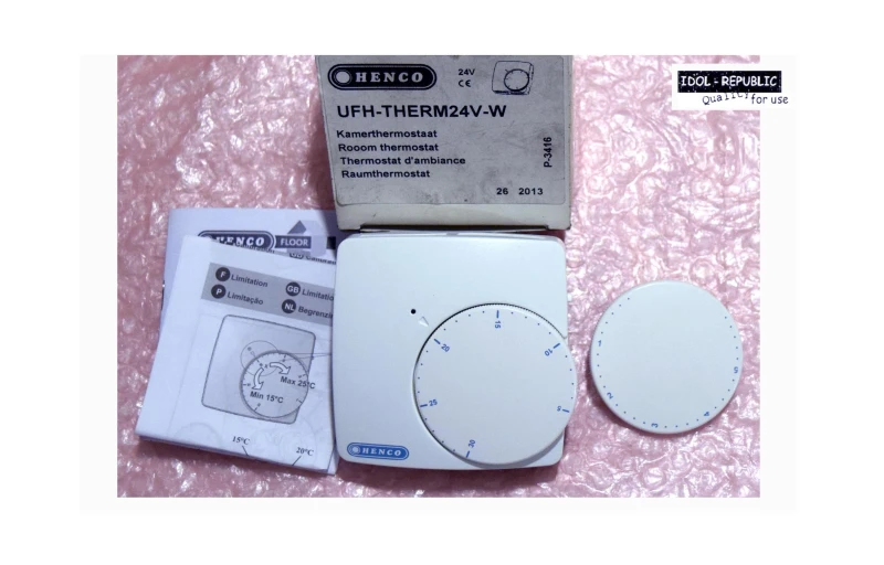 Henco - UFH-THERM24V-W - Raumthermostat - Thermostat - UFH-THERM 24V-W