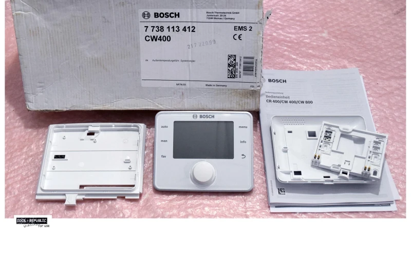 Junkers Bosch CW400 7738113412 Systemregler - EMS2 - Lieferung OHNE Aussenfühler - CW 400