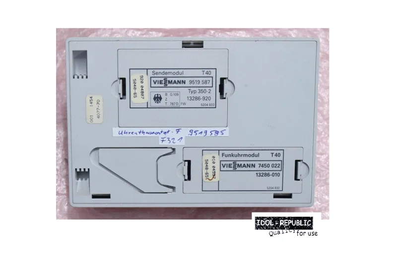 Viessmann Uhrenthermostat-F - 9519 585 - Typ 350 + Sendemodul + Funkuhrmodul - LESEN